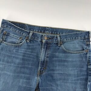 Levi's 514 Straight Fit Blue Denim‎ Jeans Men's W36 L32 Casual Everyday Wear